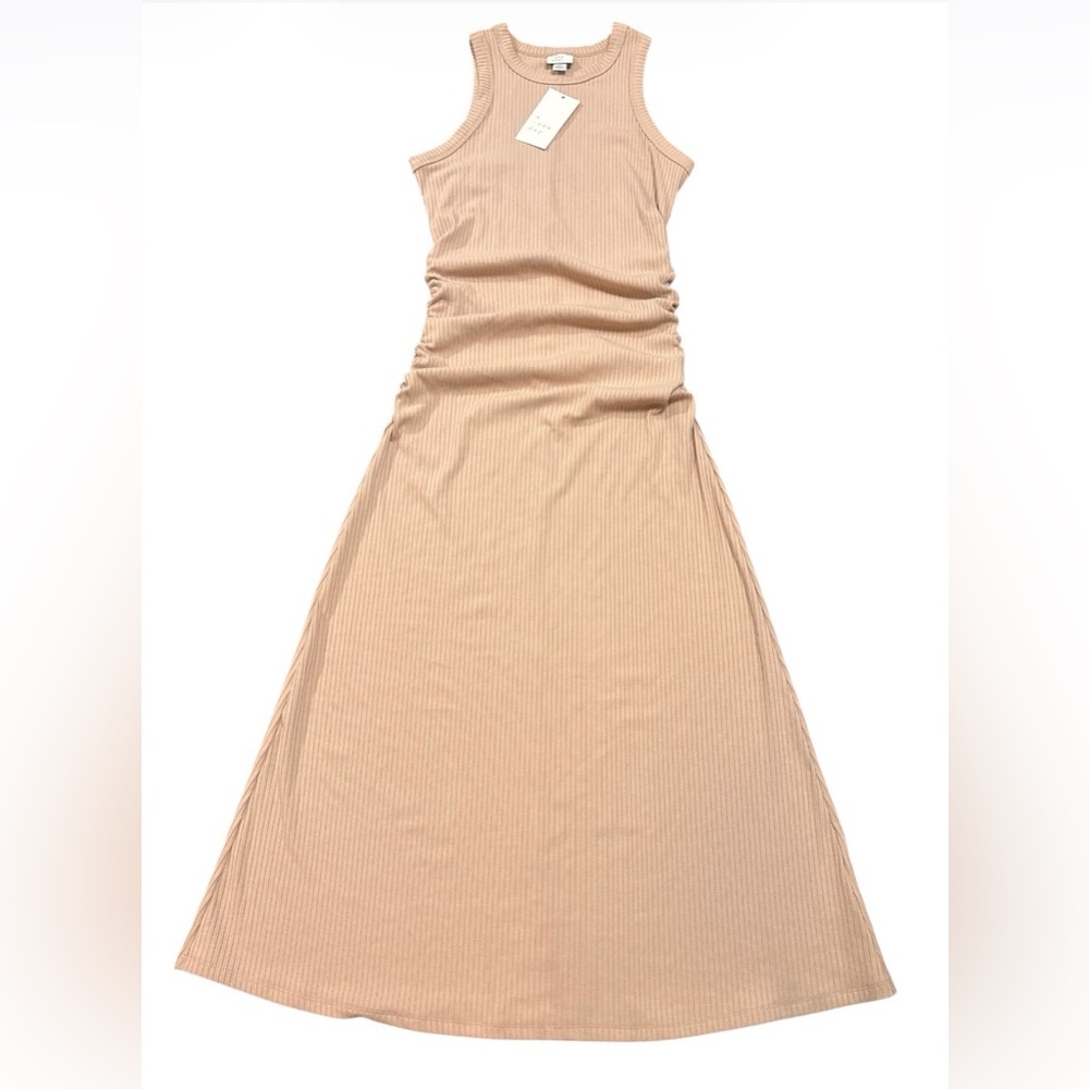a new day Tan Sleeveless Maxi Dress